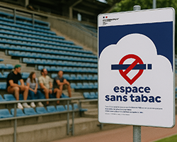 Espace sans tabac : une signaltique primtre sans tabac efficace !